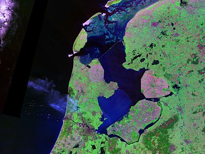 Satellite image of Zuider Zee